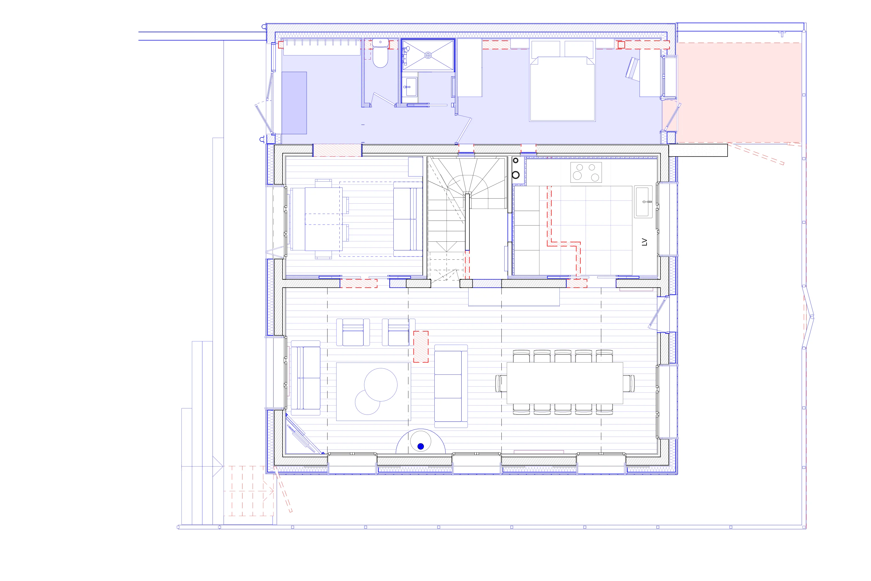 Rénovation et extension d’un chalet de montagne - Plan 1